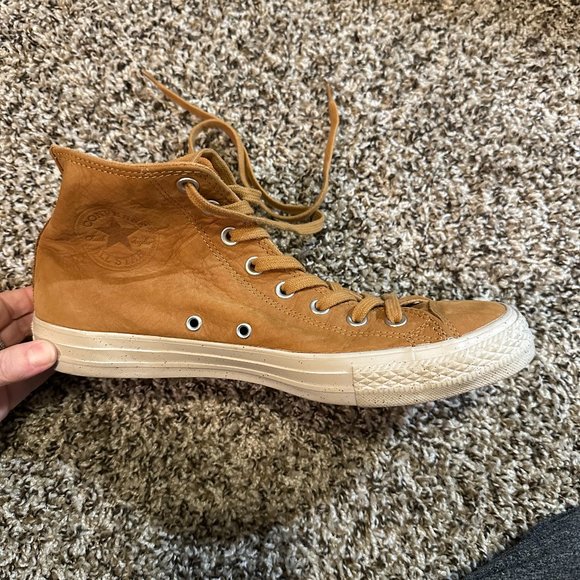 Men's Suede Converse. Tan/camel color - Picture 1 of 3